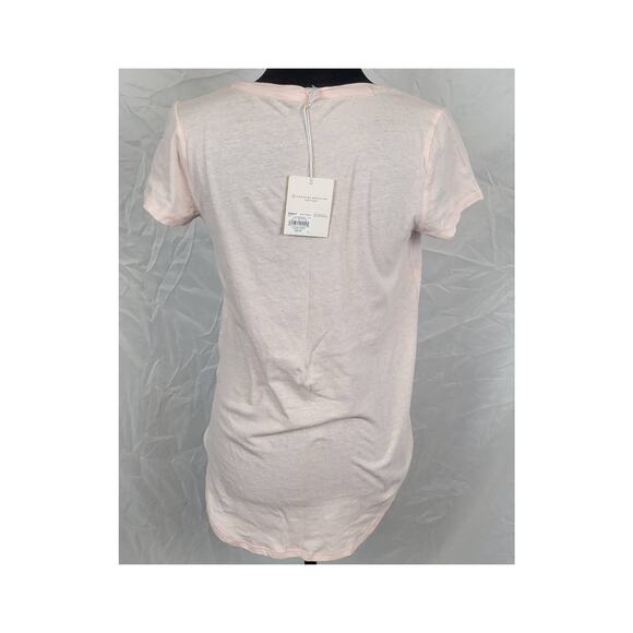 LC Lauren Conrad Pink Short Sleeve Shirt Women's XS - Picture 3 of 4